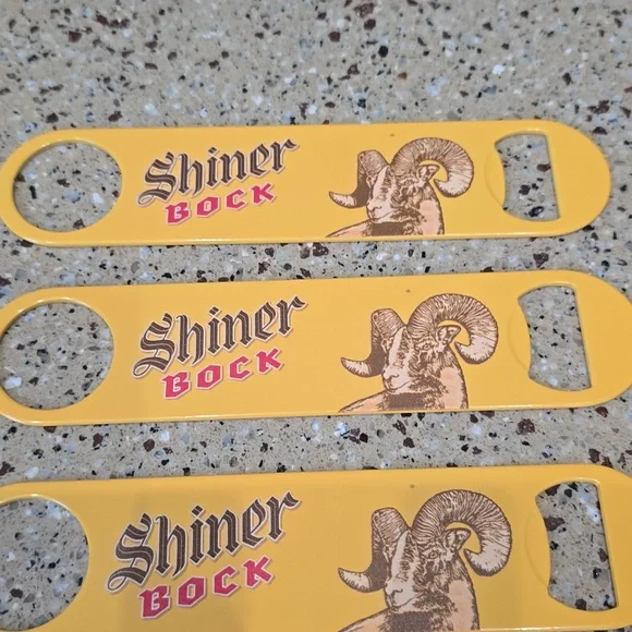 Shiner Bock Yellow Bottle Openers - Picture 2 of 3